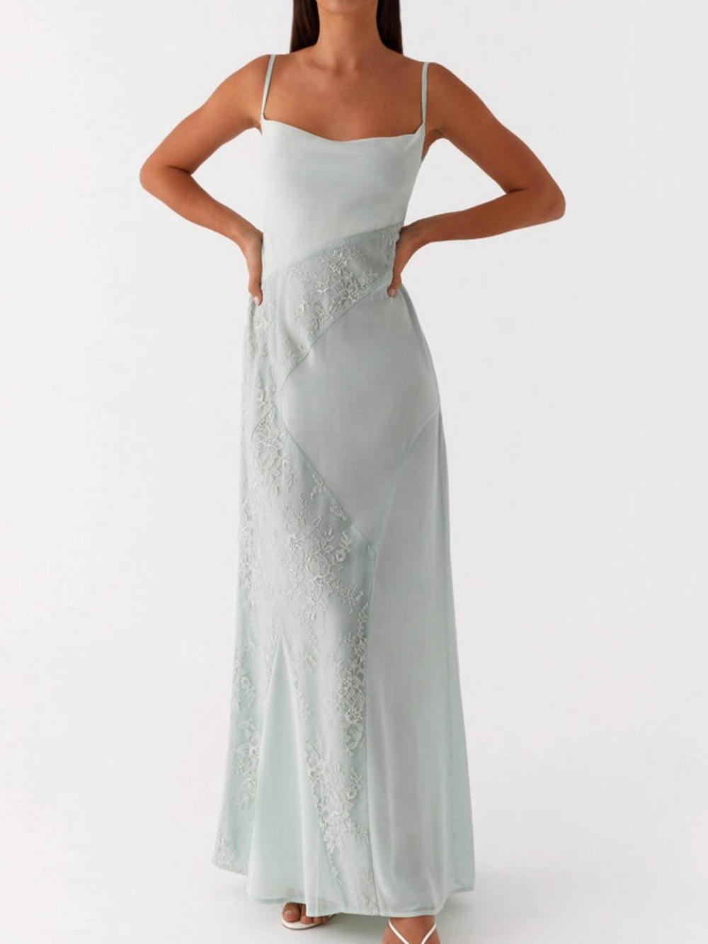 New NWT PEPPERMAYO Gabriana Maxi Dress - Sage